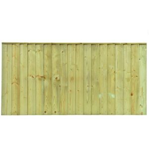Tanalised Super Feather Edge Fence Panels 6' x 4'