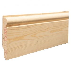 Softwood Skirting Torus/Lambs Tongue 25 x 125mm