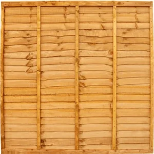 Waney Lap Fence Panel 6' x 5'