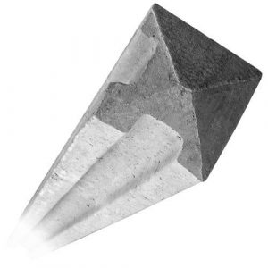 6ft Concrete Slotted Corner Post