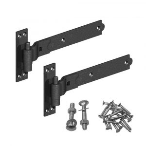 Black Cranked Hook And Band 24" (1 Pair)