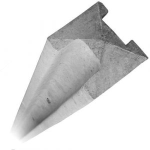 6ft Concrete Slotted Post Wet Cast