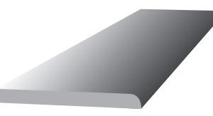 70 x 6mm uPVC Skirting in White