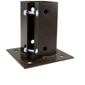 Fence Post Bolt Down Anchor 75mm x 75mm