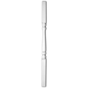 White Primed 41mm Staircase Baluster - Colonial