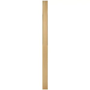 Solid Oak 90mm Staircase Newel Post - Stop Chamfer