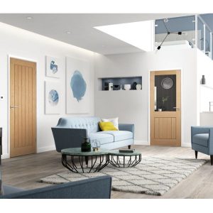 Unfinished Solid Oak Doors