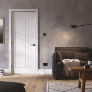 White Primed Solid Internal Doors