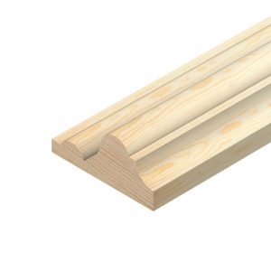 Pine Victorian Dado Rail - 20 x 45mm x 2400mm