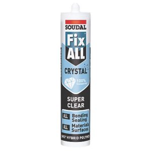 SOUDAL Fix-All High Tack Adhesive & Sealant Crystal Clear 290ML