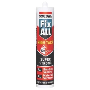 SOUDAL Fix-All High Tack Adhesive & Sealant White 290ML