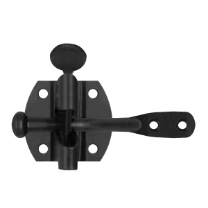 Eliza Tinsley Small Black Auto Gate Catch With Fixings