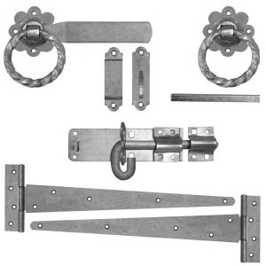 Eliza Tinsley Galvanised Gate Fixing Pack 18in