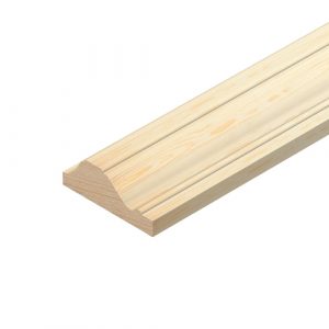 33 x 12mm x 2.4m Pine Cover Mould