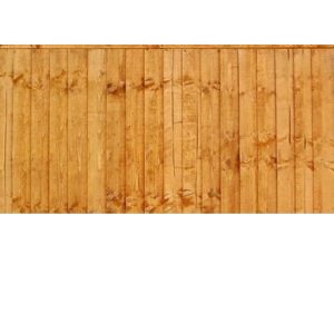 Golden Feather Edge Fence Panels 6' x 2'