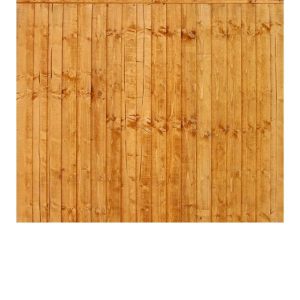 Golden Feather Edge Fence Panels 6'x 6'