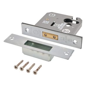 Eclipse Euro Profile Satin Chrome Plated Deadlock (Various Sizes)