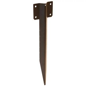 Single Pin Sleeper Bracket Brown  - 440mm