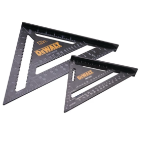 DeWalt 175mm (7in) & 300mm (12in) Rafter Square Twin Pack