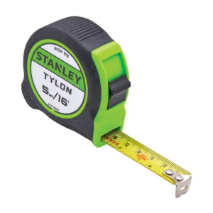 STANLEY Hi-Viz Tylon Tape 5m (16ft)