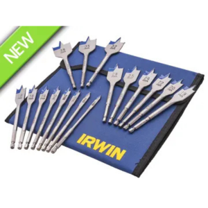 Irwin 17 Piece Flat Wood Bit Set