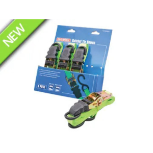 Faithfull 4 Piece Ratchet Tie Down Set